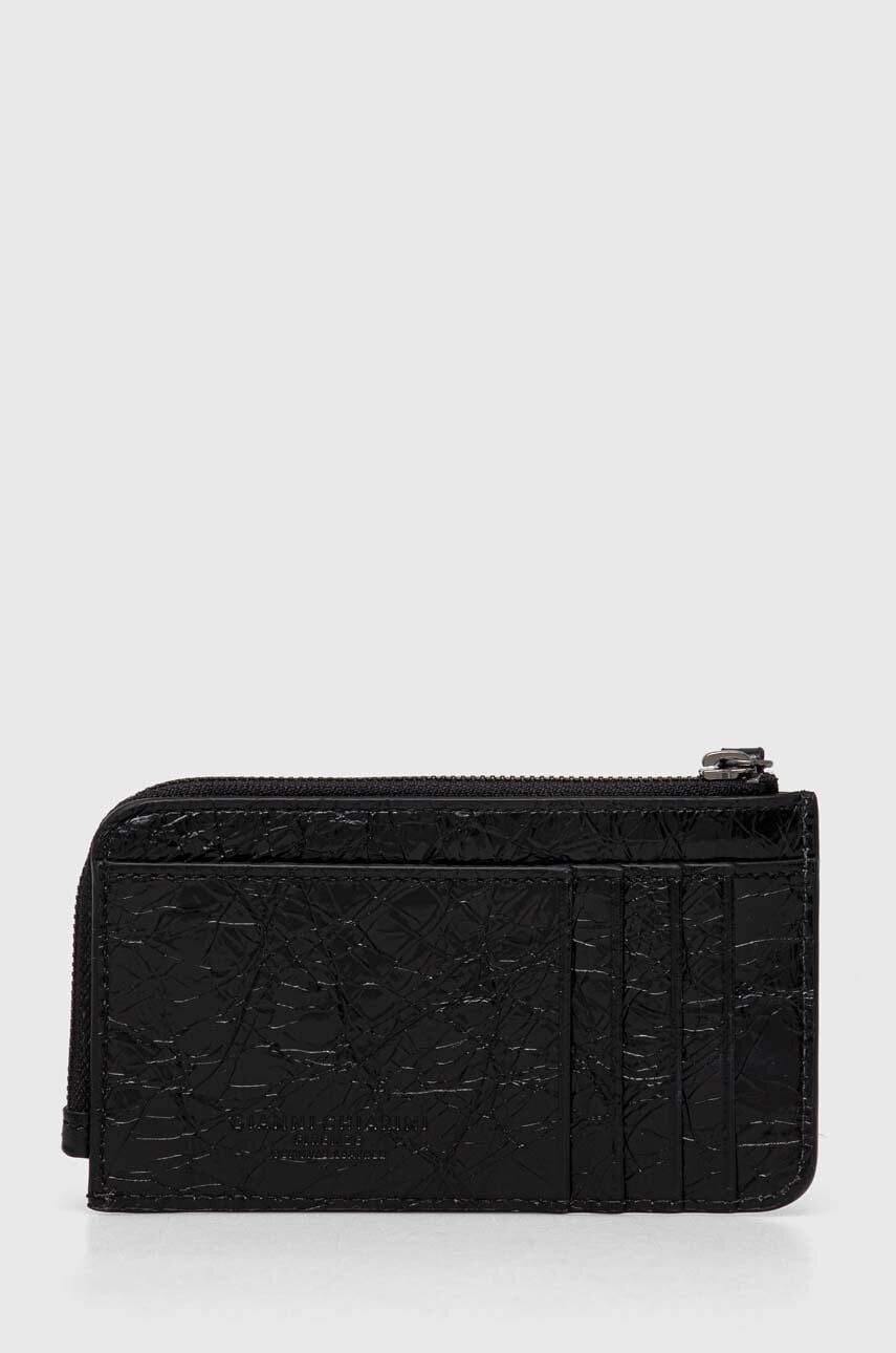 Gianni Chiarini portofel de piele femei, culoarea negru, PF 5085 NPK Gianni Chiarini portofel de piele femei, culoarea negru, PF 5085 NPK