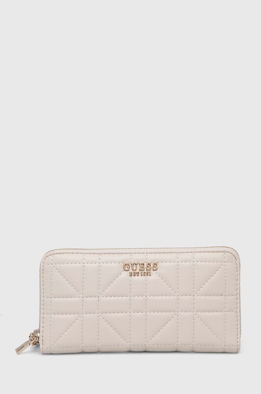 

Портмоне Guess ASSIA дамски в бежово SWQG84 99460, Бежов