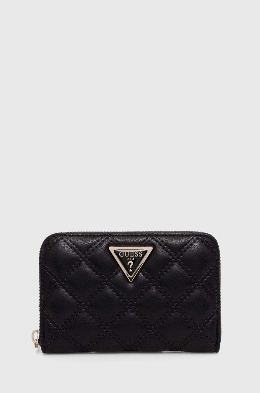 

Портмоне Guess GIULLY дамски в черно SWQG87 48400, Черен