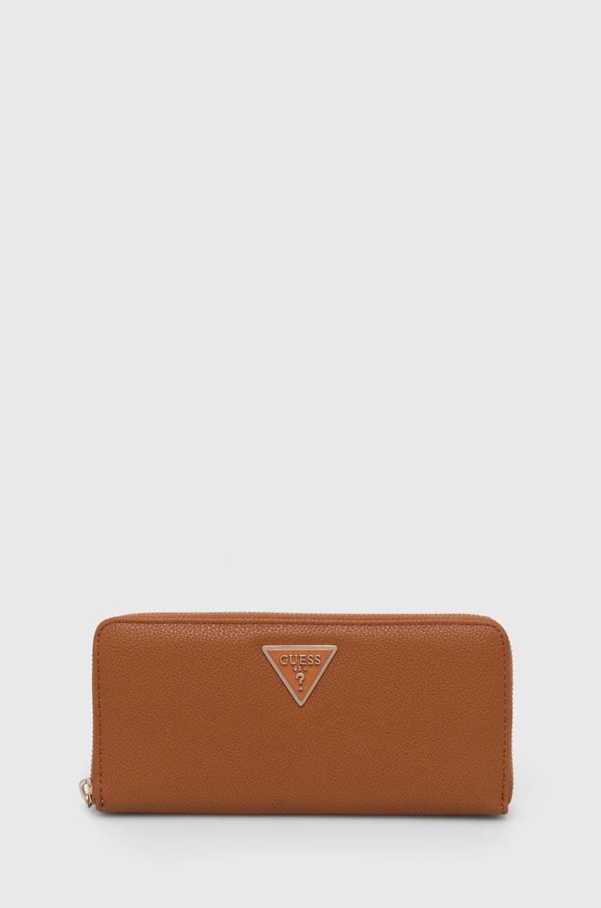 

Портмоне Guess LAUREL дамски в кафяво SWBG85 00460, Кафяв