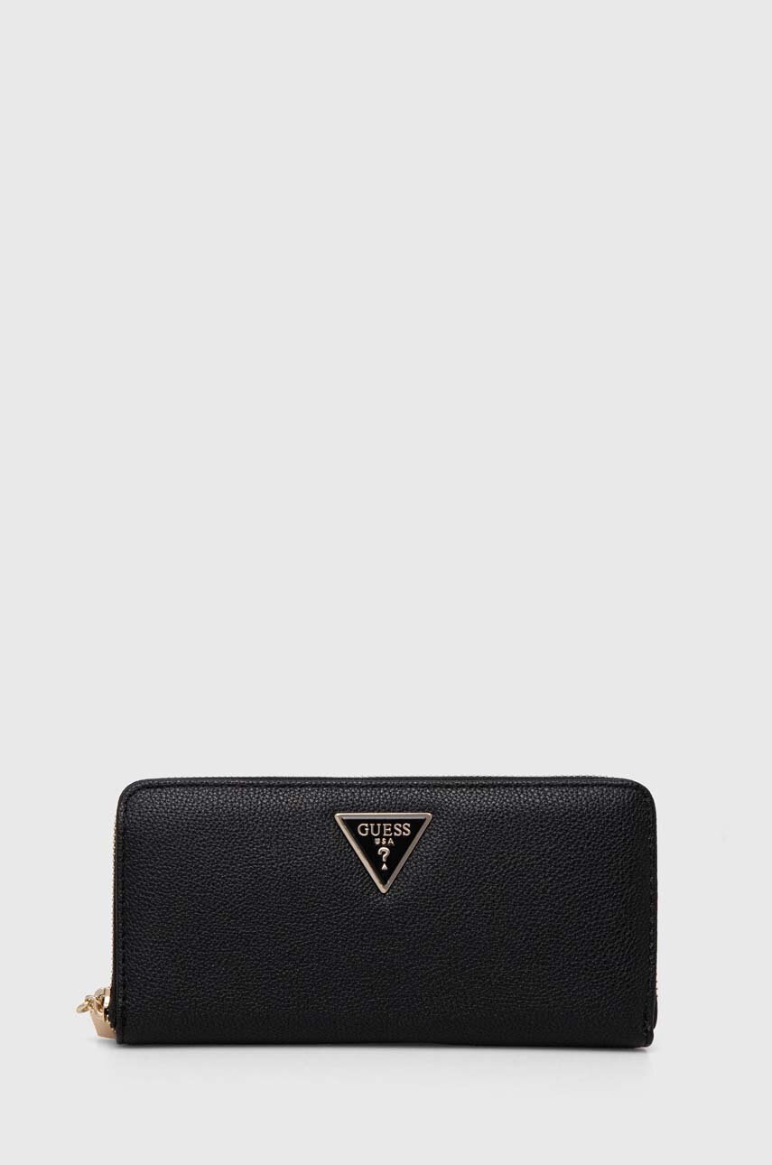 

Портмоне Guess LAUREL дамски в черно SWBG85 00460, Черен