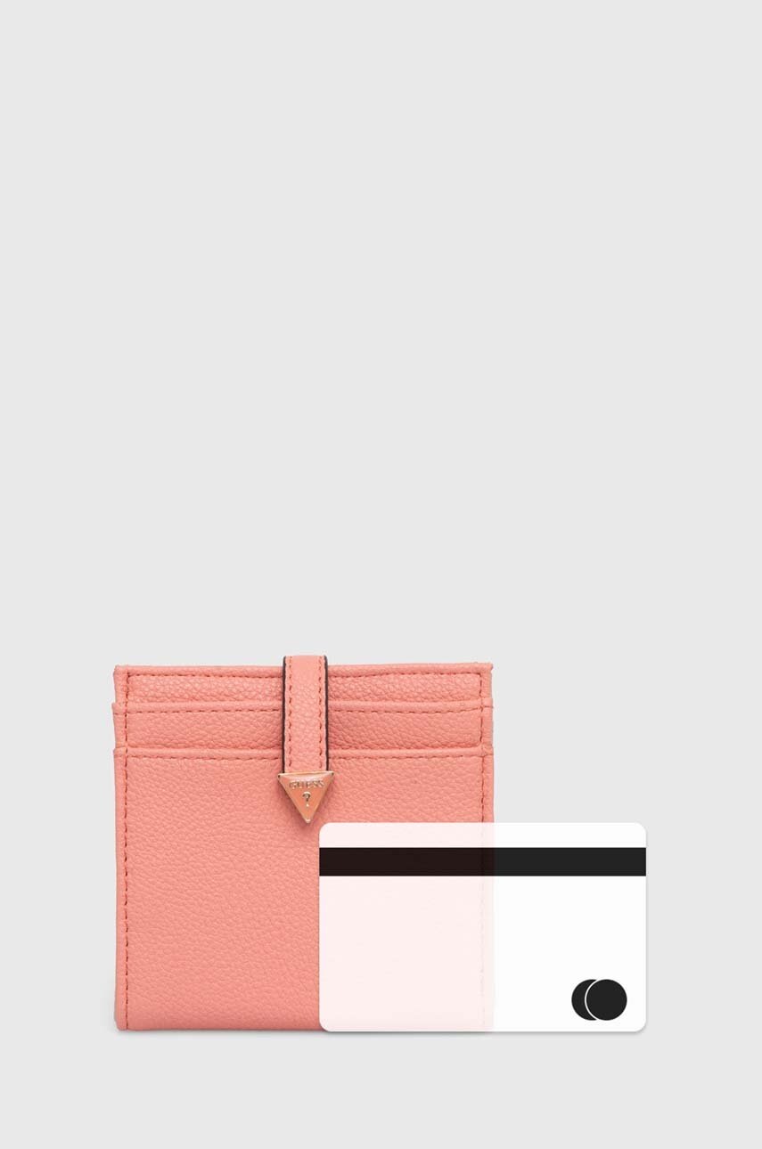 Πορτοφόλι Guess LAUREL χρώμα: πορτοκαλί, SWBG85 00520 φωτογραφία