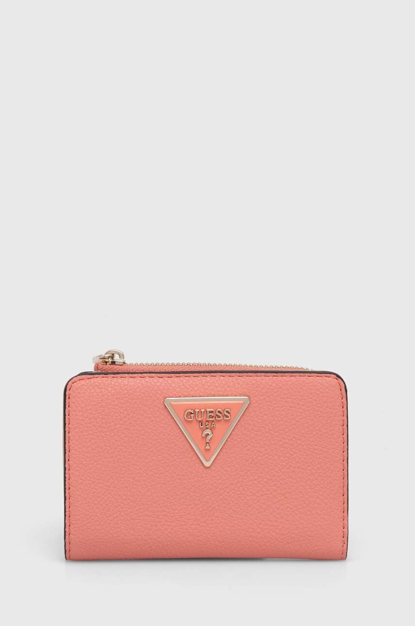 

Портмоне Guess LAUREL дамски в оранжево SWBG85 00560, Розов