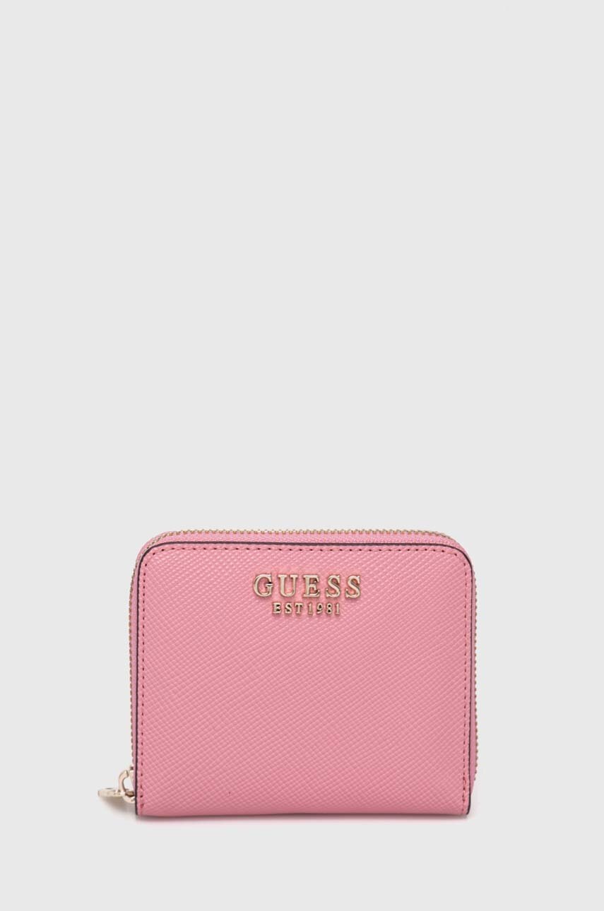 

Портмоне Guess LAUREL дамски в розово SWXG85 00370, Розов