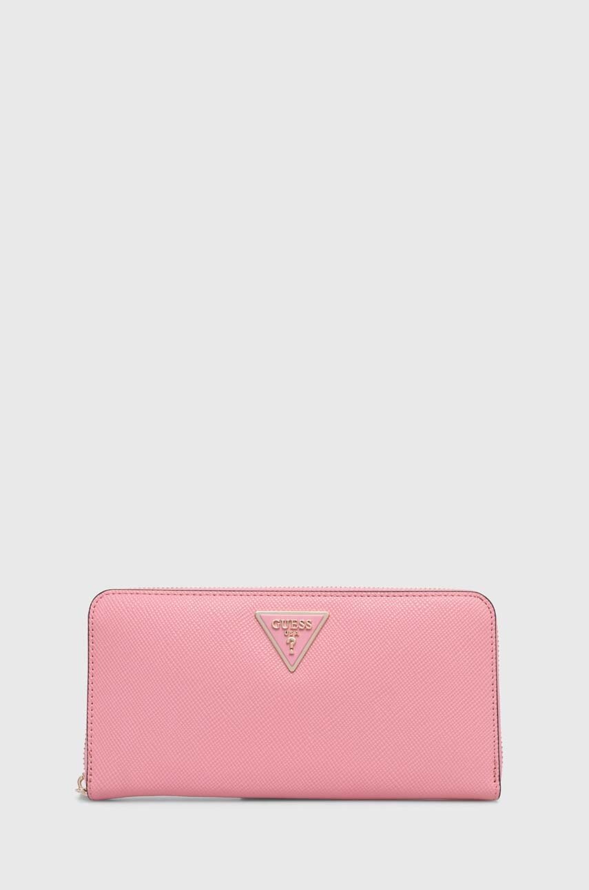 

Портмоне Guess LAUREL дамски в розово SWXG85 00460, Розов