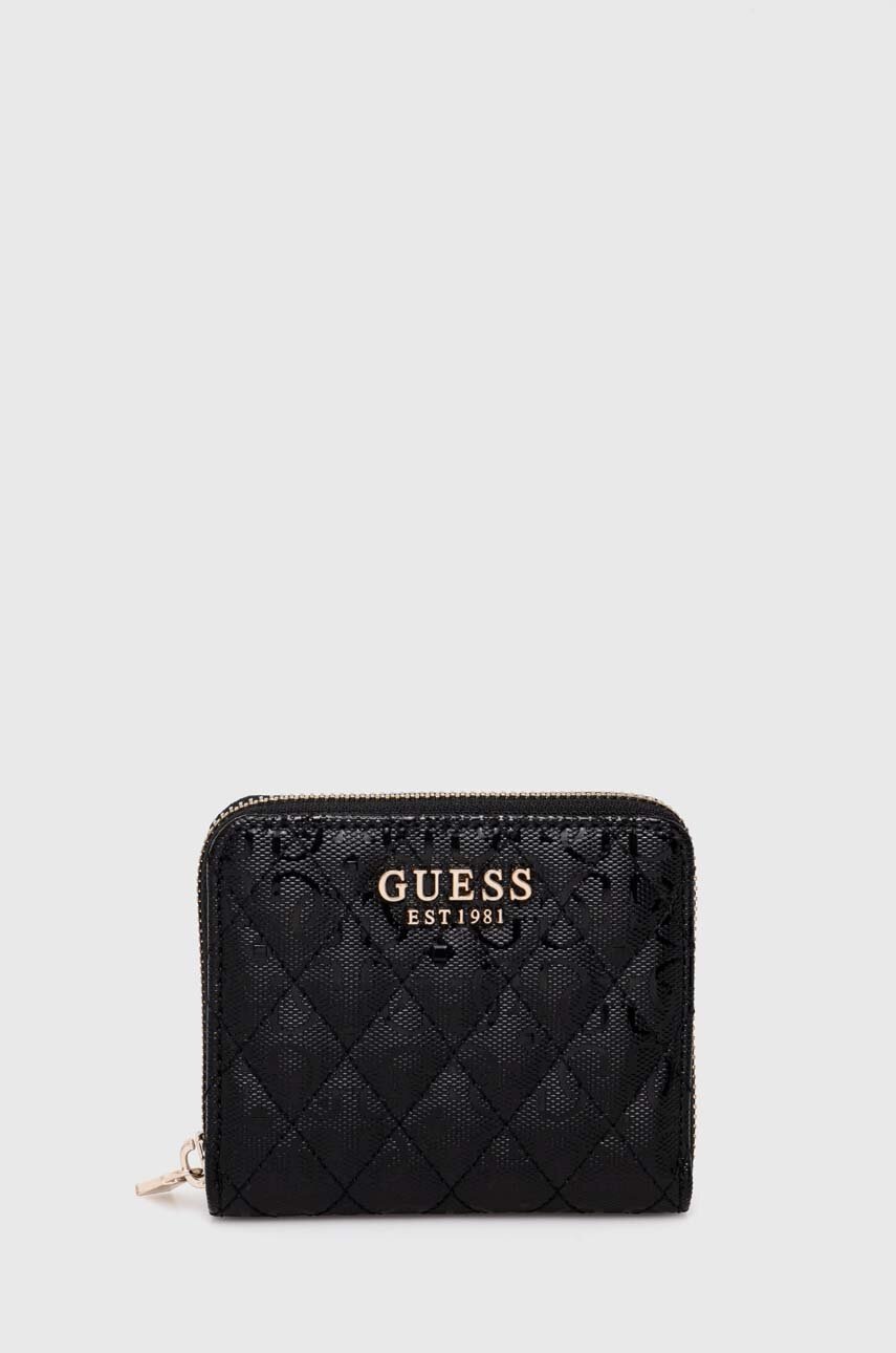 

Портмоне Guess YARMILLA дамски в черно SWGG93 22370, Черен
