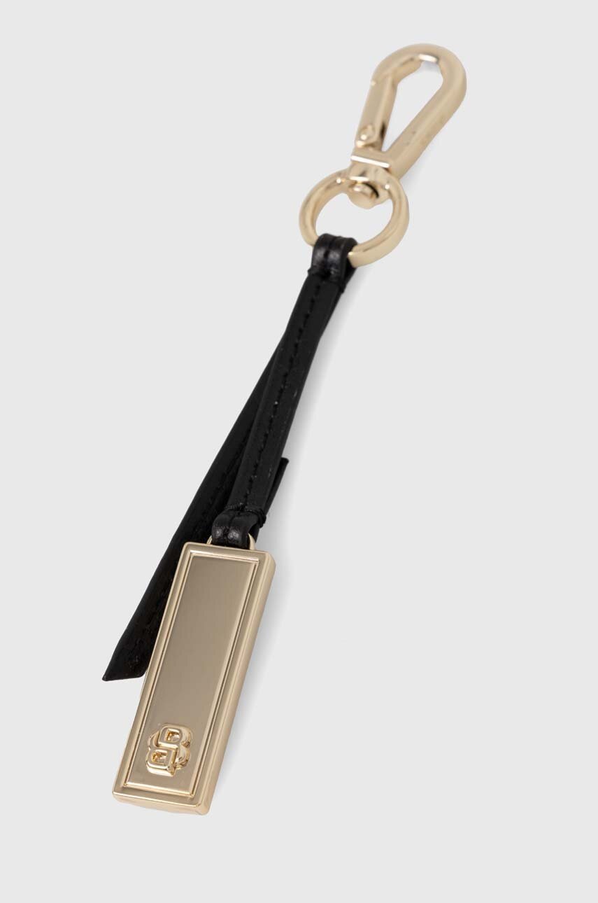 Δερμάτινη θήκη για κάρτες BOSS χρώμα: μαύρο, 50523660 φωτογραφία