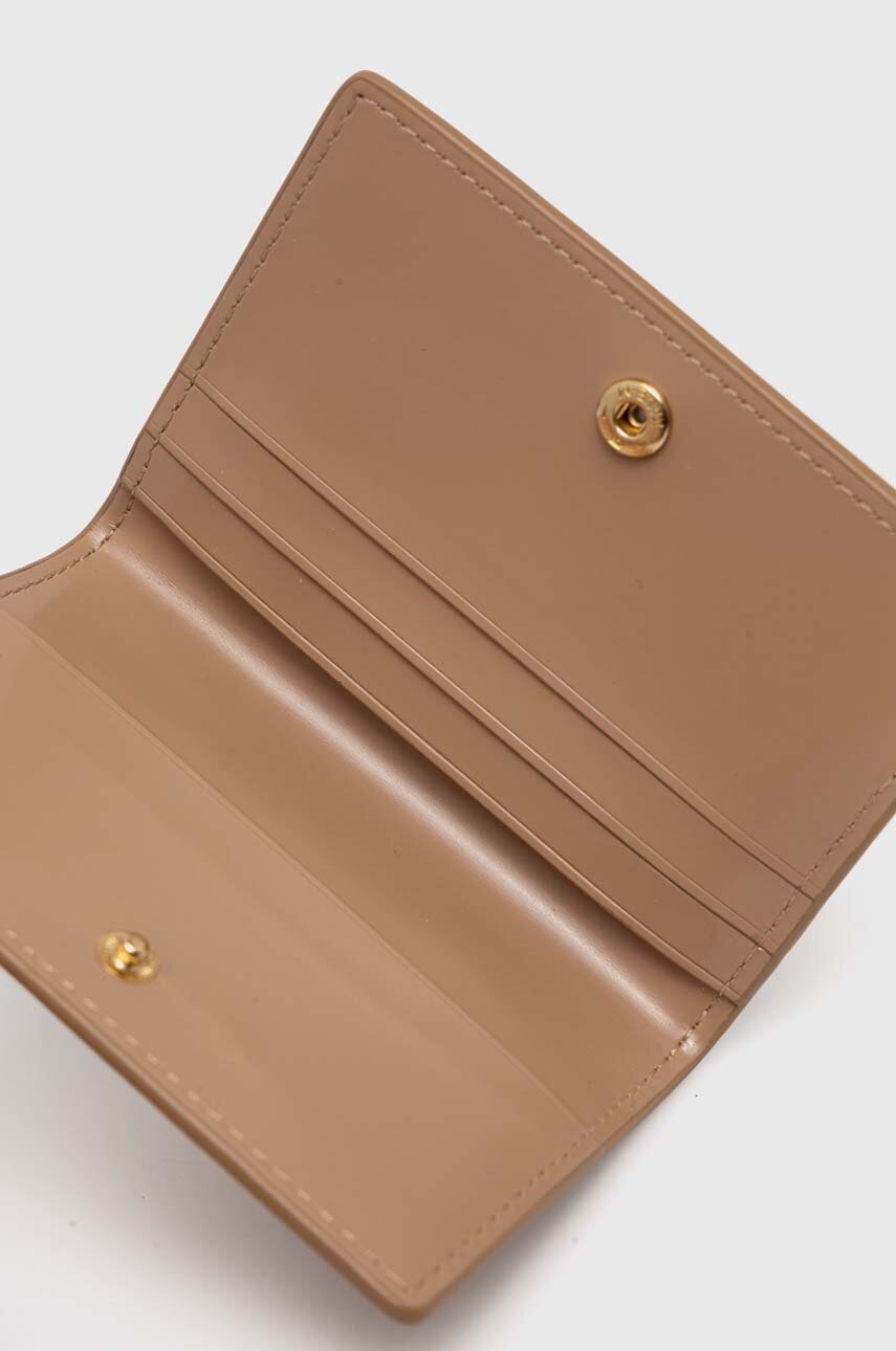 Θήκη για κάρτες Dkny χρώμα: μπεζ, R42ZKE33 φωτογραφία