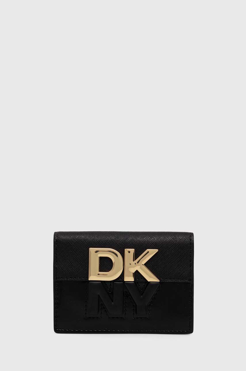 Dkny carcasa cardului culoarea negru, R42ZKE33