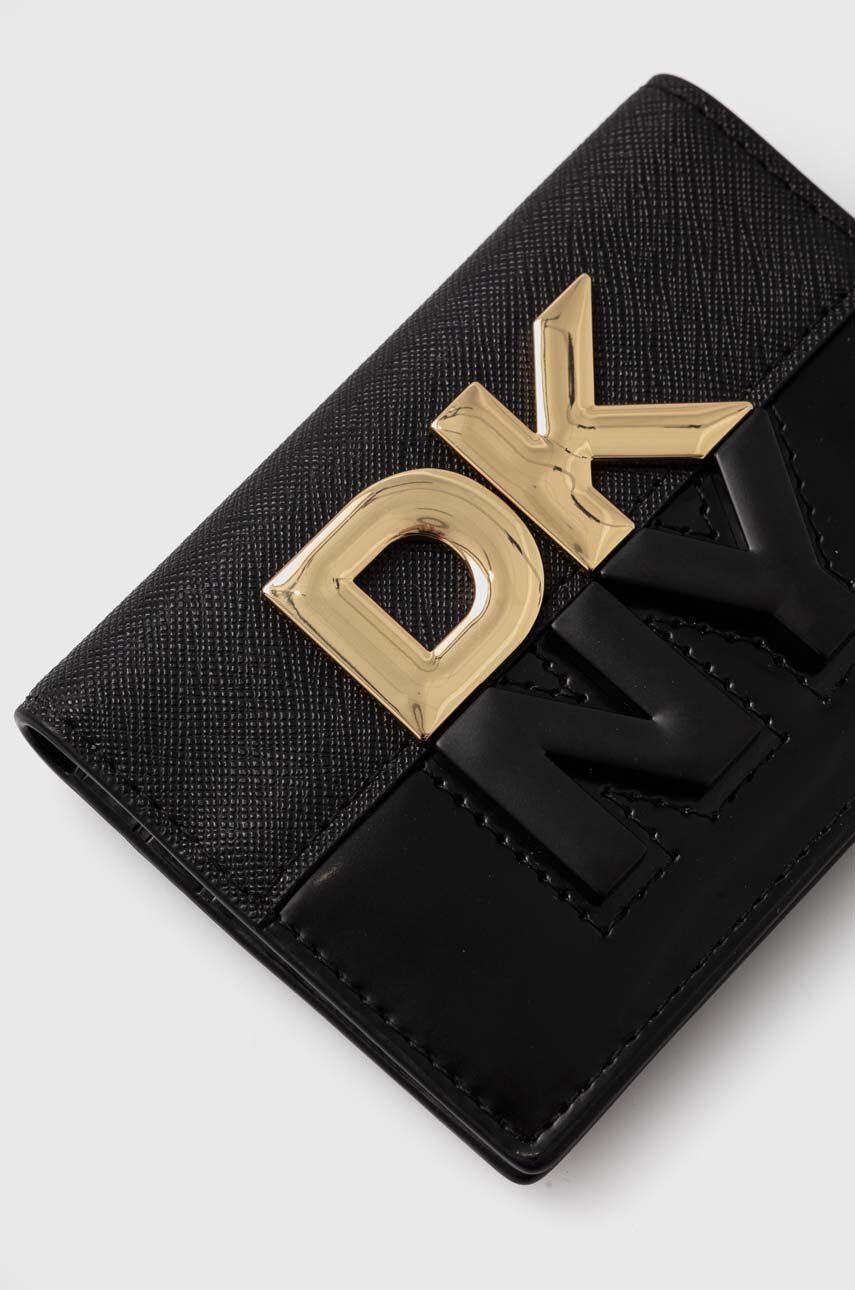 Θήκη για κάρτες Dkny χρώμα: μαύρο, R42ZKE33 φωτογραφία