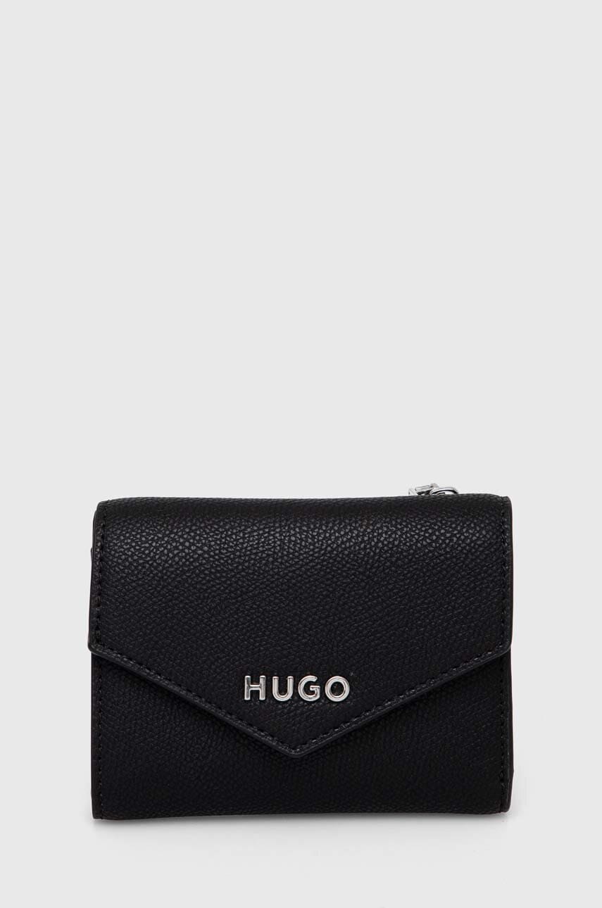 HUGO portofel femei, culoarea negru, 50516933