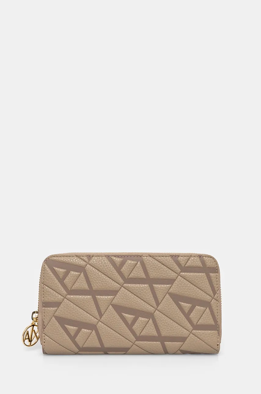 

Портмоне Armani Exchange дамски в бежово 948068 4F784, Бежов