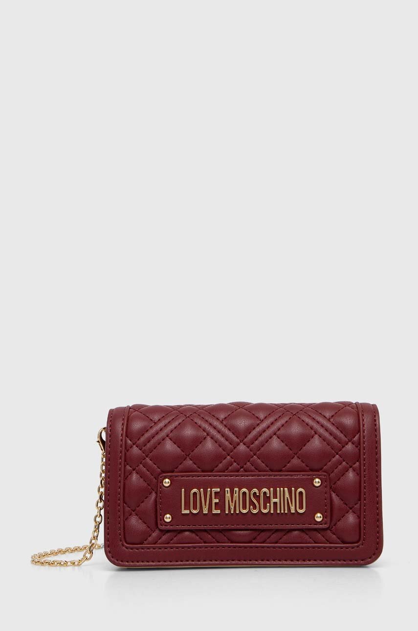 

Чанта Love Moschino в червено JC5681PP1LLA0000, Бордо