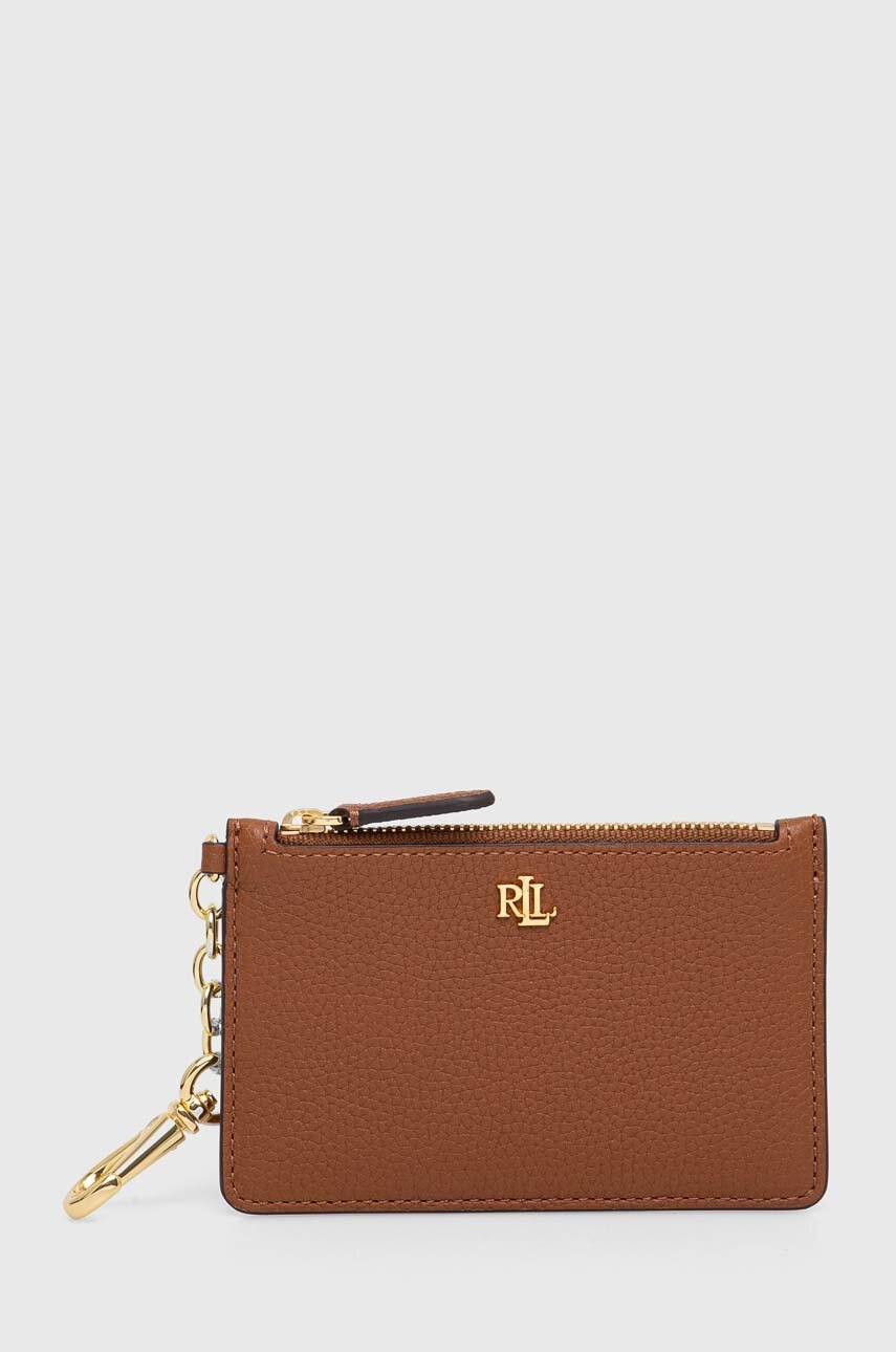 

Кожен калъф за карти Lauren Ralph Lauren в кафяво 432947628, Кафяв