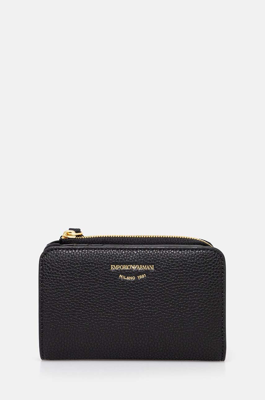 

Портмоне Emporio Armani дамски в черно EW000369 AF11953, Черен