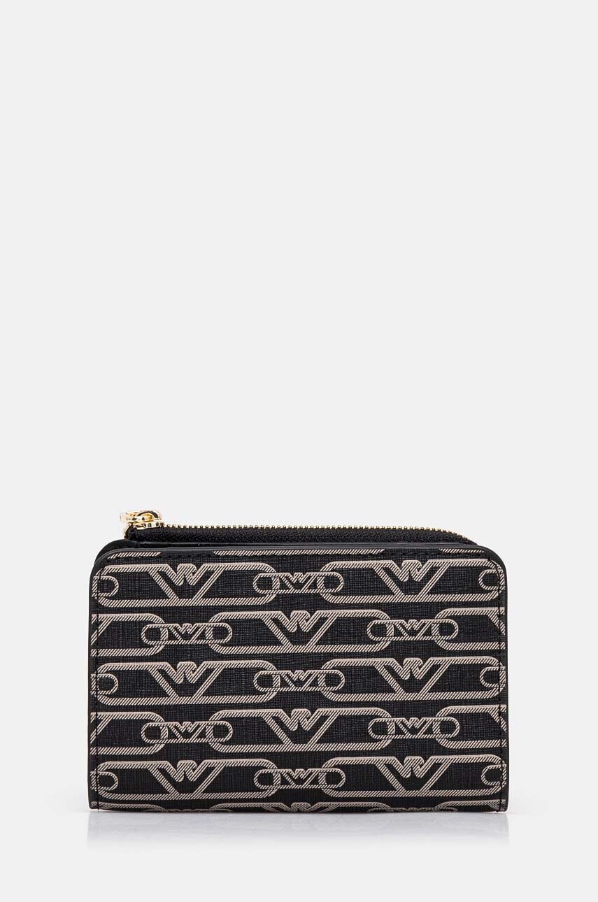 Emporio Armani portofel femei, culoarea negru, EW000369 AF11951