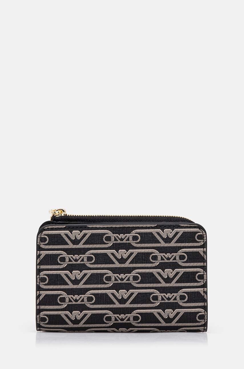 Emporio Armani portofel femei, culoarea negru, EW000369 AF11951