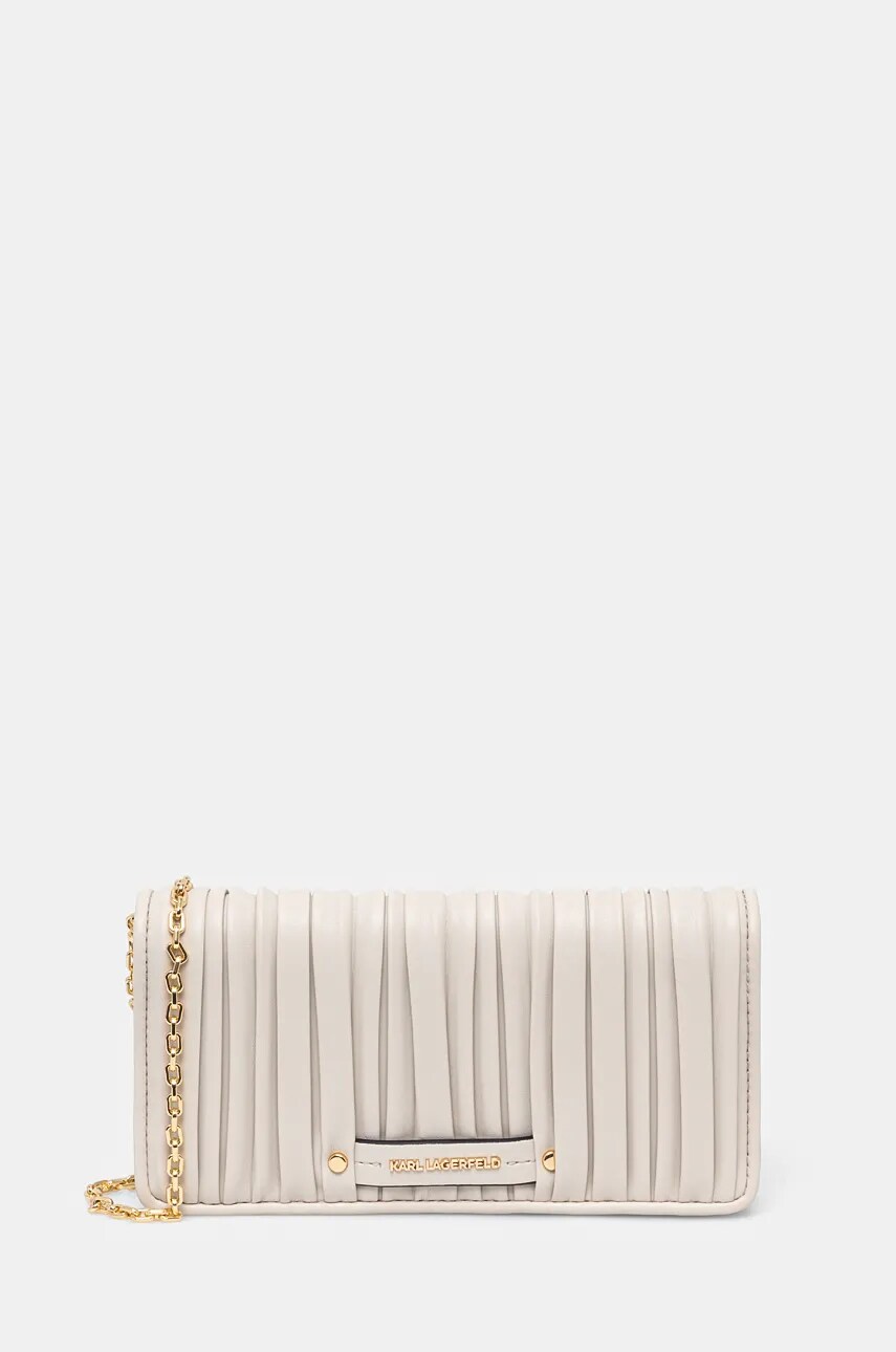 Karl Lagerfeld poseta culoarea alb, 245W3229