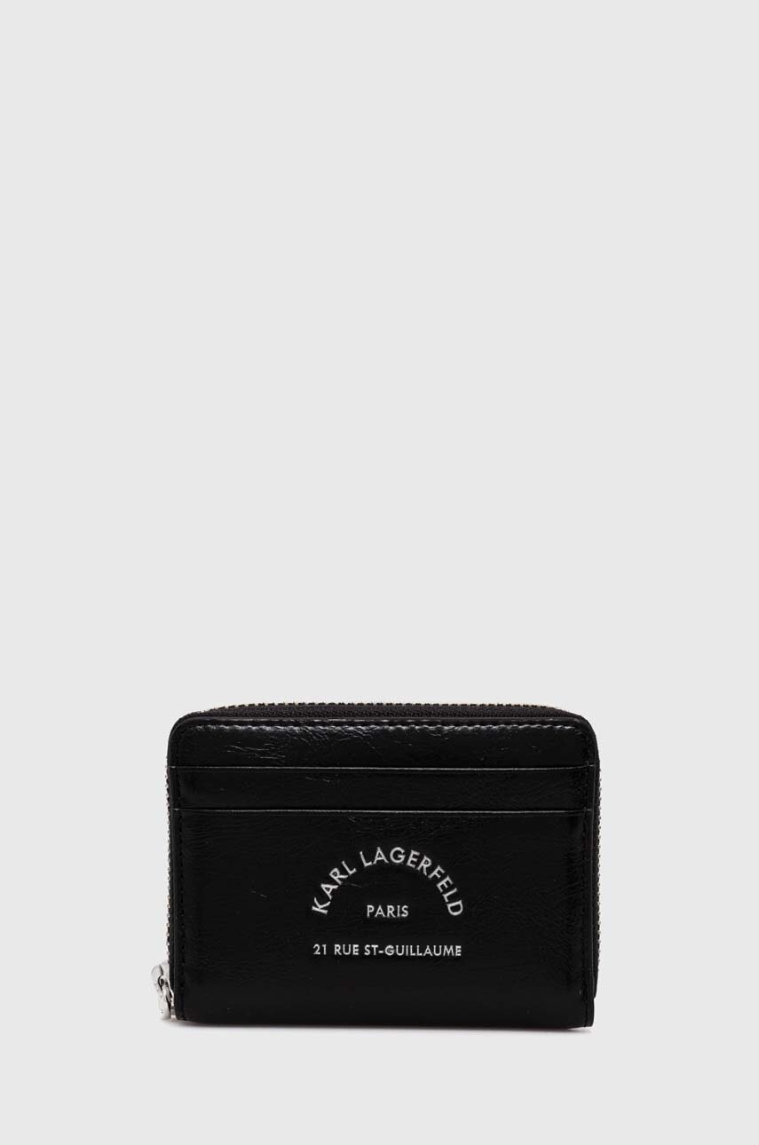 

Портмоне Karl Lagerfeld дамски в черно 245W3234, Черен