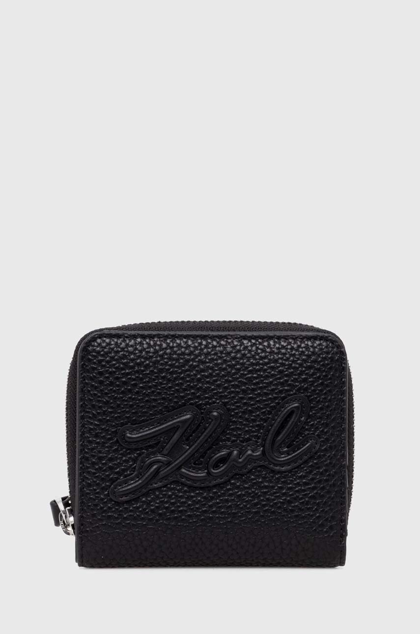 

Портмоне Karl Lagerfeld дамски в черно 245W3235, Черен