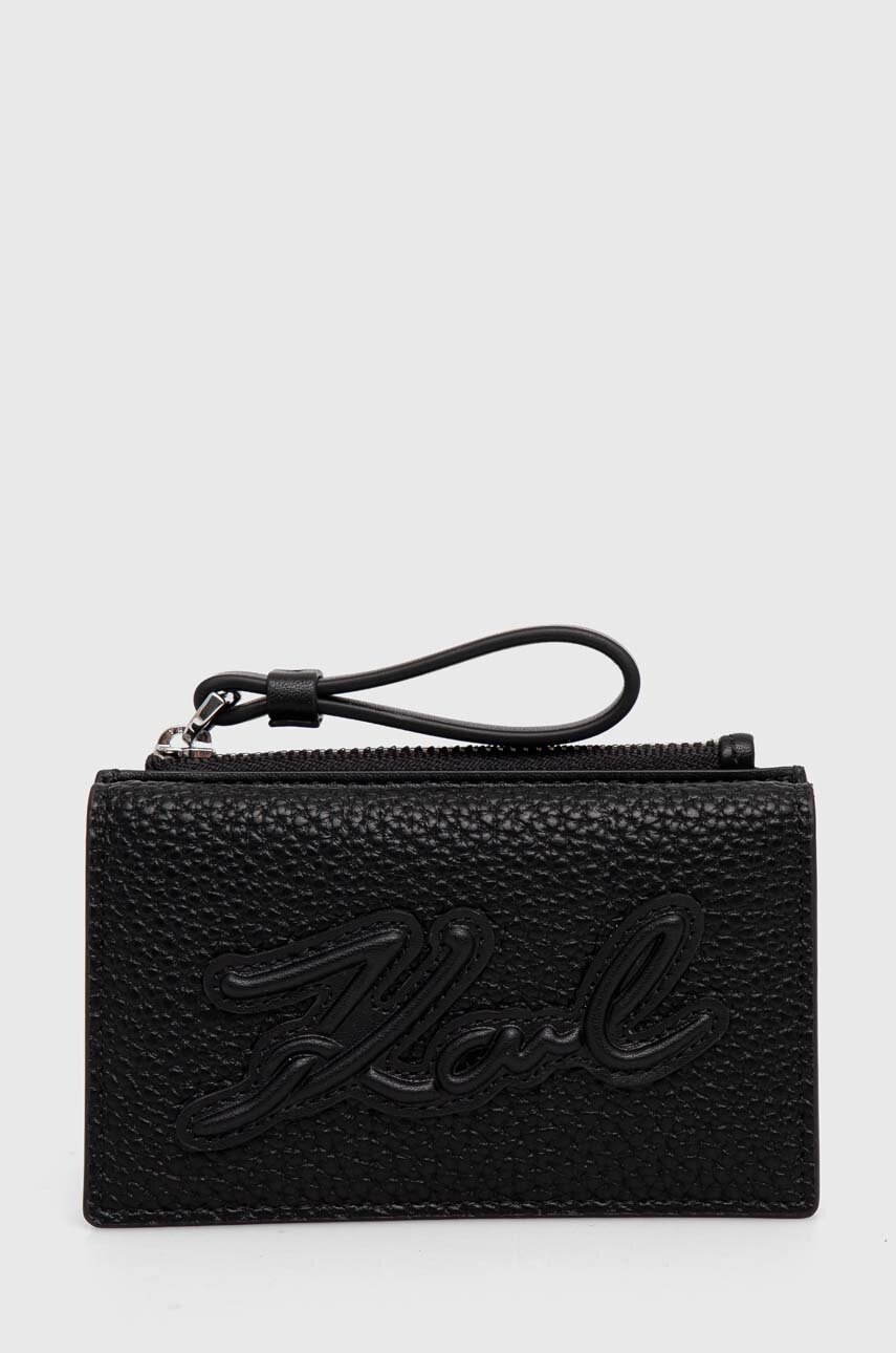 

Портмоне Karl Lagerfeld дамски в черно 245W3237, Черен