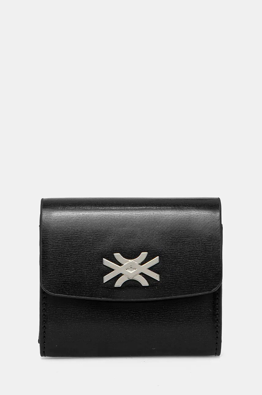 United Colors of Benetton portofel femei, culoarea negru, 6WYYDY05Q