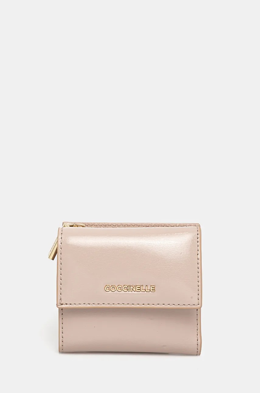 

Портмоне Coccinelle METALLIC SHINY CALF дамски в розово E2 RX8 11 B8 01, Розов