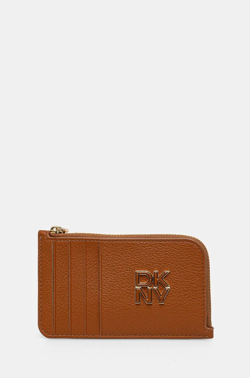 Dkny carcasa din piele culoarea maro, R43ZKF84