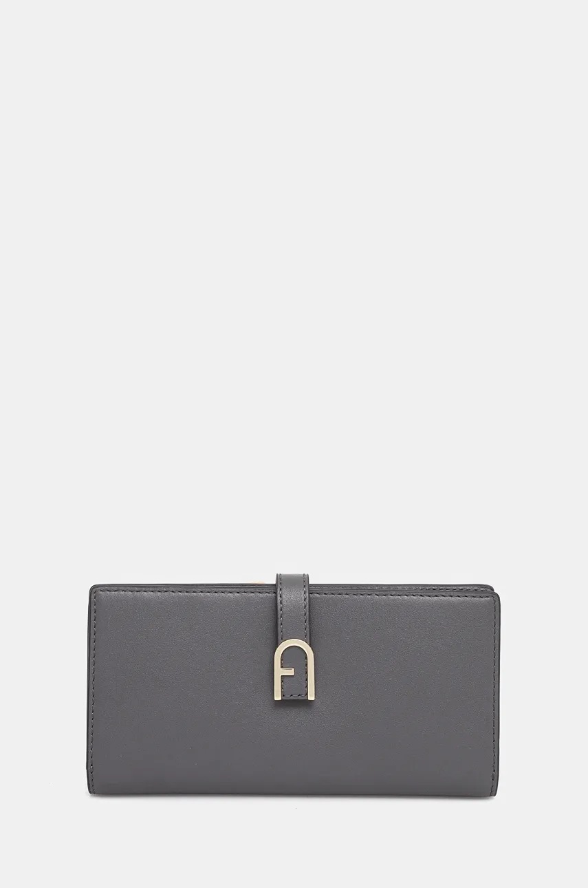 

Кожен портфейл Furla дамски в сиво WP00402.BX2045.2269S, Сив