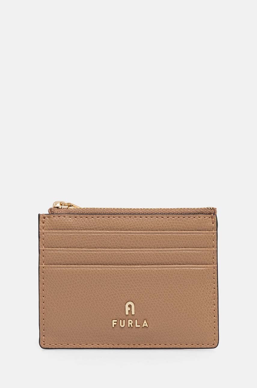 

Кожен калъф за карти Furla в бежово WP00388.ARE000.YU500, Бежов