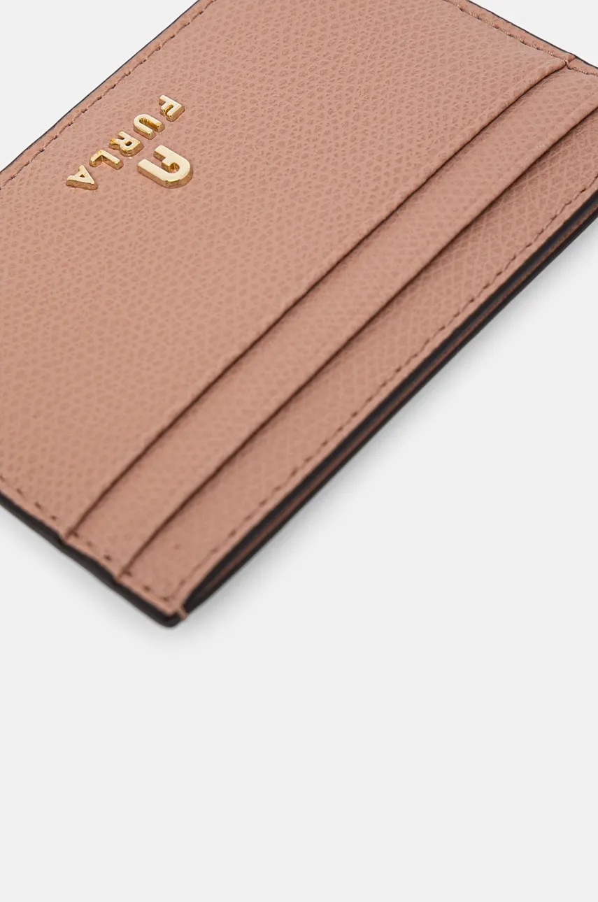 Шкіряний чохол на банківські карти Furla колір рожевий WP00305.ARE000.3378S 
