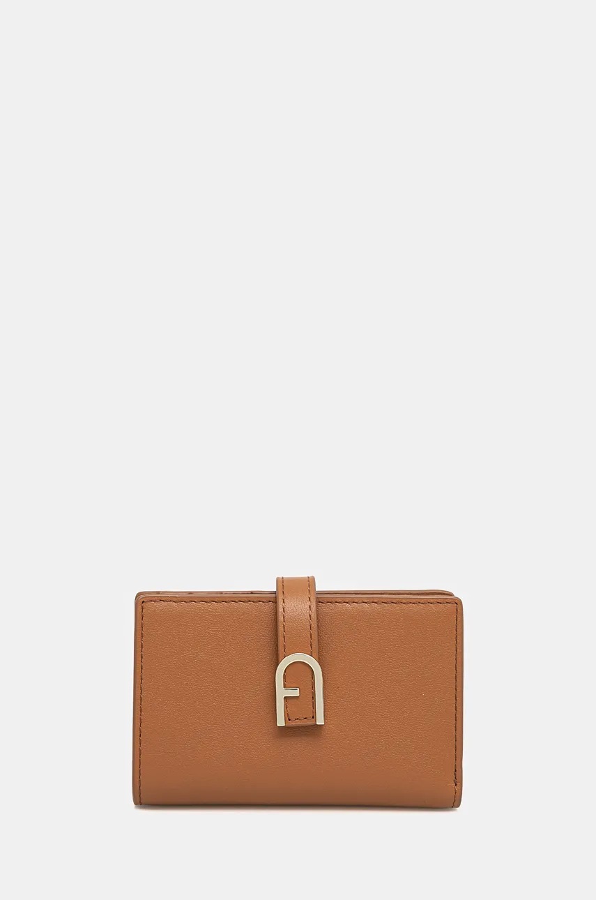 

Кожен портфейл Furla дамски в кафяво WP00401.BX2045.RY000, Кафяв
