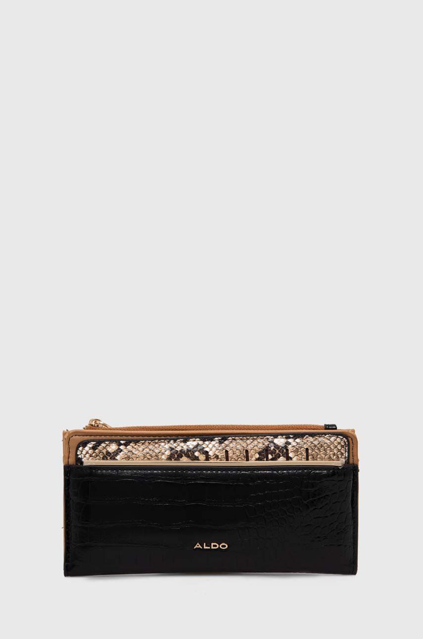 Peňaženka Aldo OCOISSA dámska, čierna farba, 13824367
