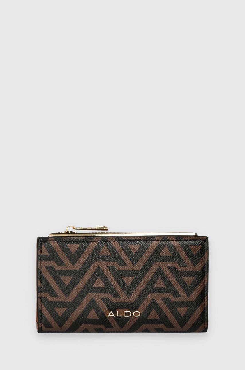 Aldo portofel MERECLYA femei, culoarea maro, 13824420