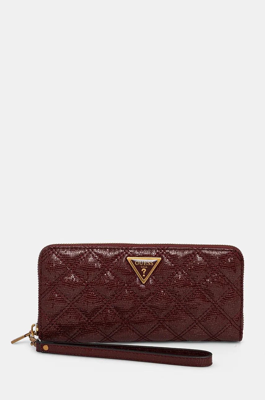 

Портмоне Guess GIULLY дамски в бордо SWQK87 48146