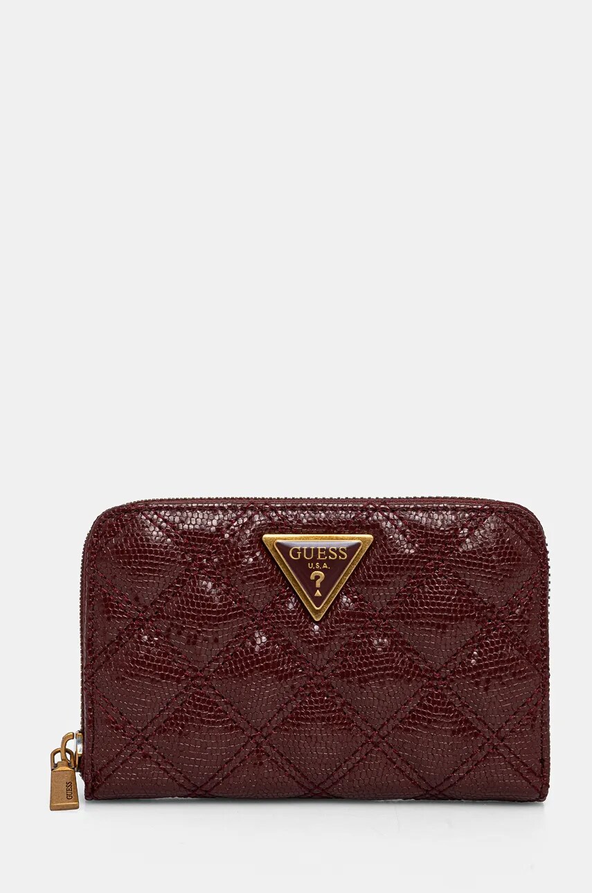 

Портмоне Guess GIULLY дамски в бордо SWQK87 48140
