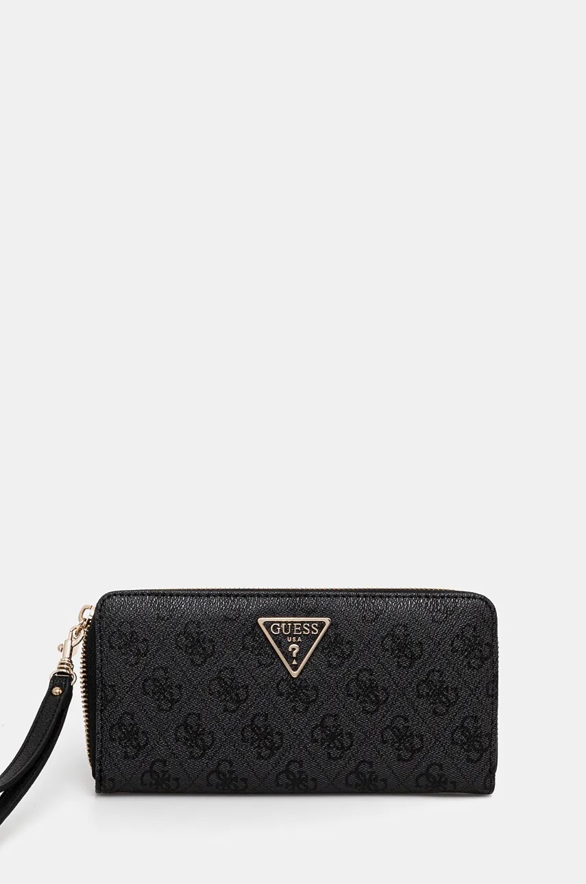 Levně Peněženka Guess LAUREL černá barva, SWSG85 00146