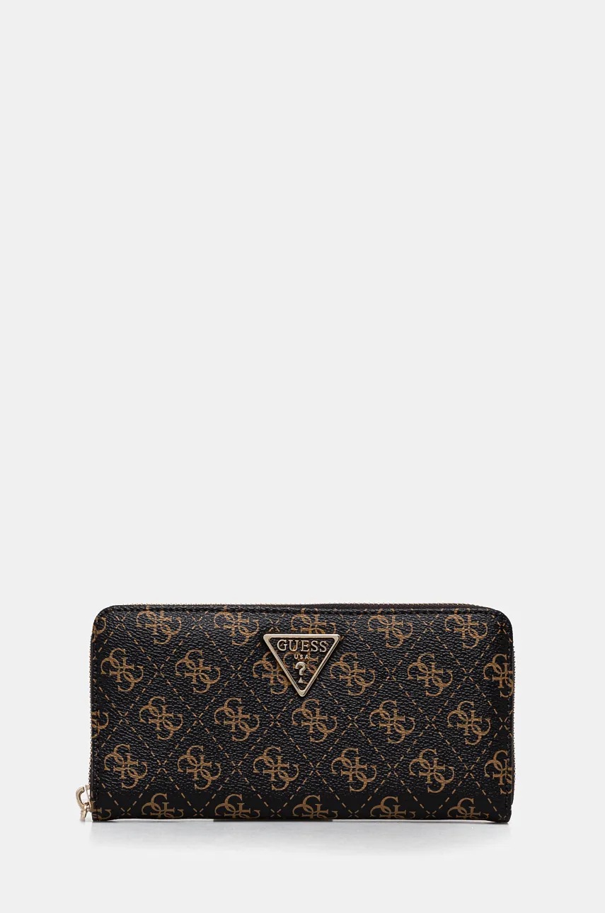 

Портмоне Guess LAUREL дамски в кафяво SWQE85 00146, Кафяв