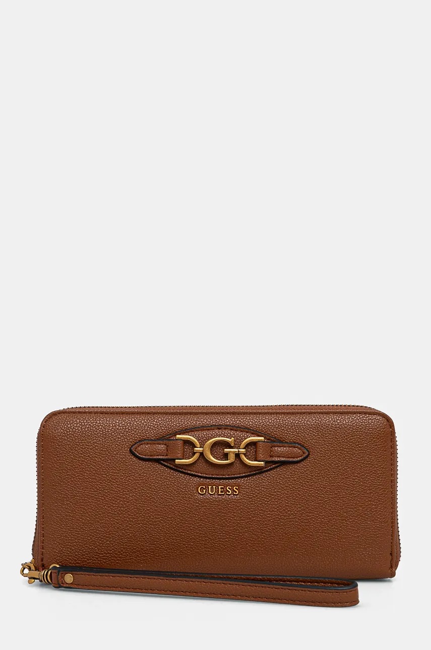 

Портмоне Guess MALVA дамски в кафяво SWBB94 94146, Кафяв
