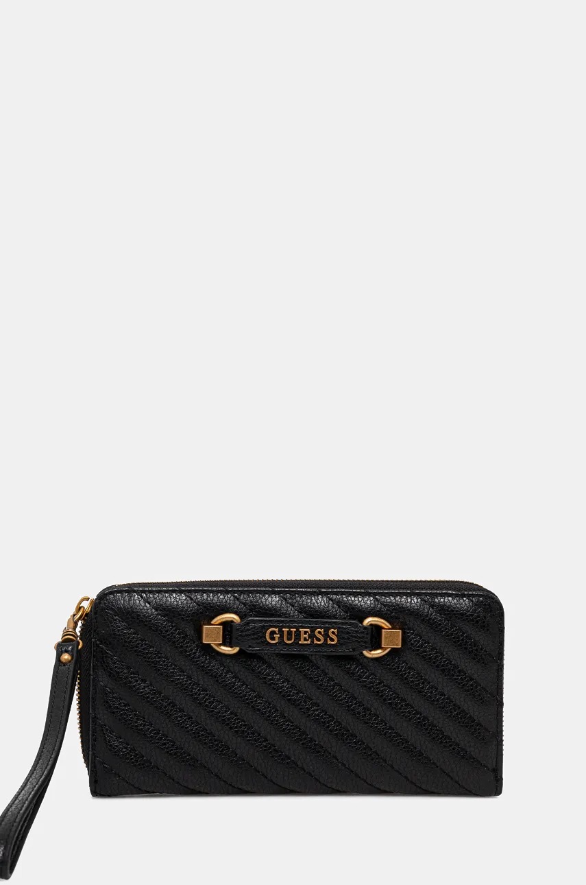 

Портмоне Guess SELA дамски в черно SWQB94 95146, Черен