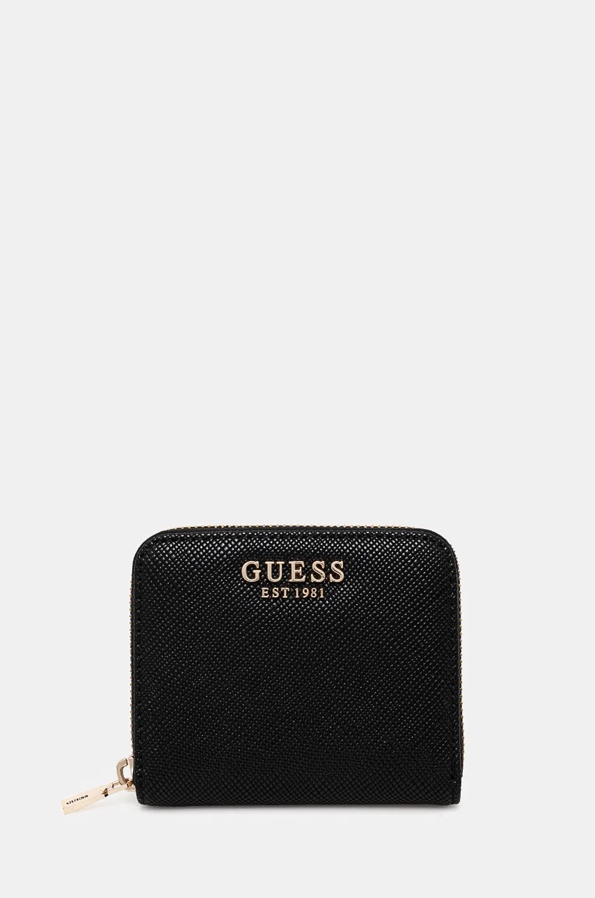 Levně Peněženka Guess LAUREL černá barva, SWZG85 00137