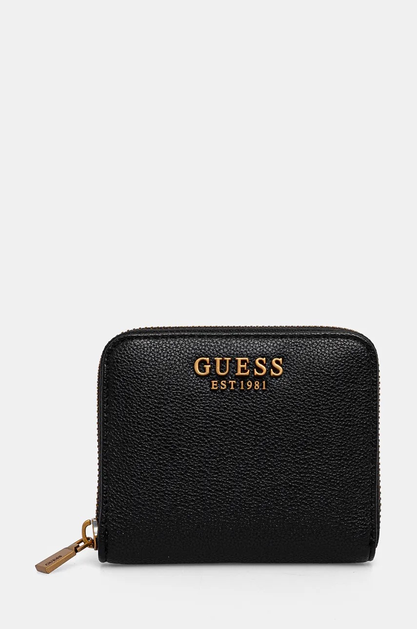 

Портмоне Guess MALVA дамски в черно SWBB94 94137, Черен