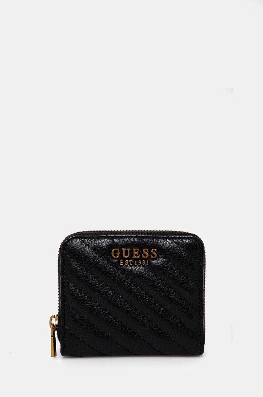 

Портмоне Guess SELA дамски в черно SWQB94 95137, Черен