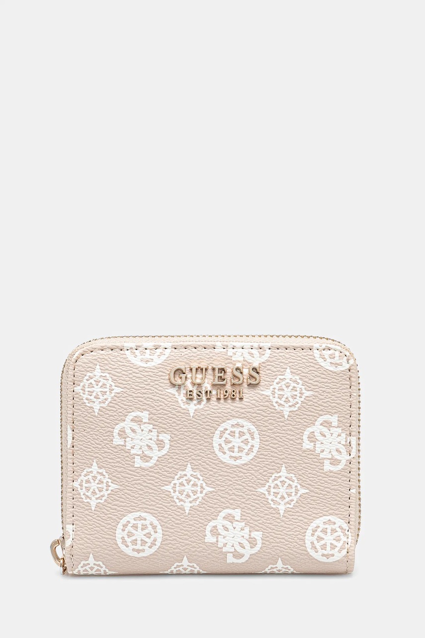Levně Peněženka Guess LAUREL černá barva, SWPG85 00137