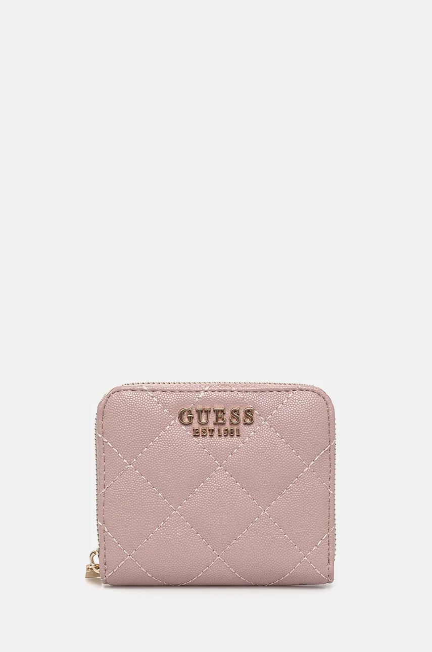 

Портмоне Guess CARLY дамски в розово SWQG95 09137, Розов