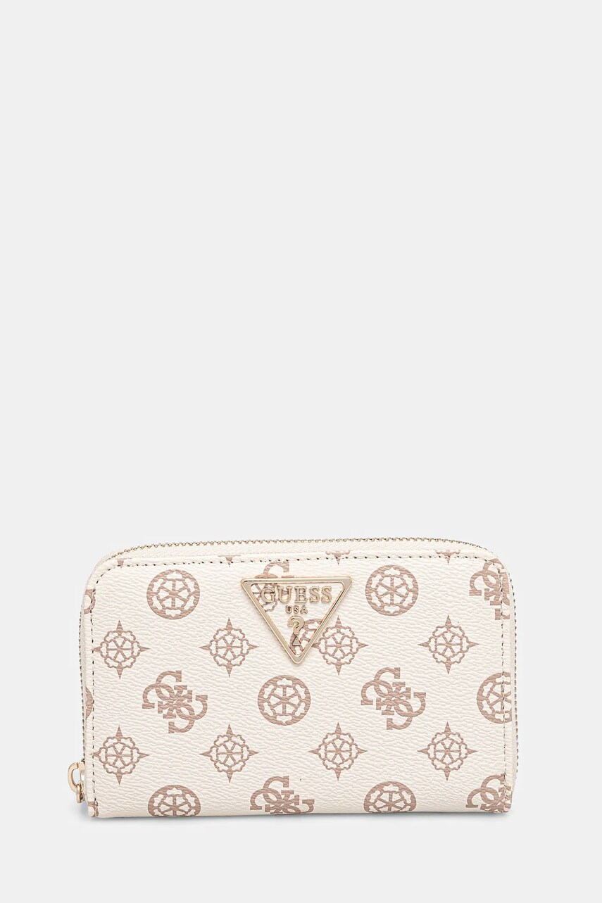 

Портмоне Guess LAUREL дамски в бежово SWPG85 00140, Бежов