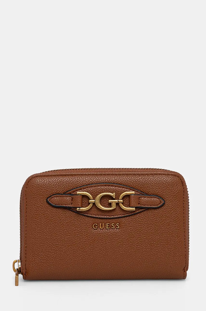 

Портмоне Guess MALVA дамски в кафяво SWBB94 94140, Кафяв