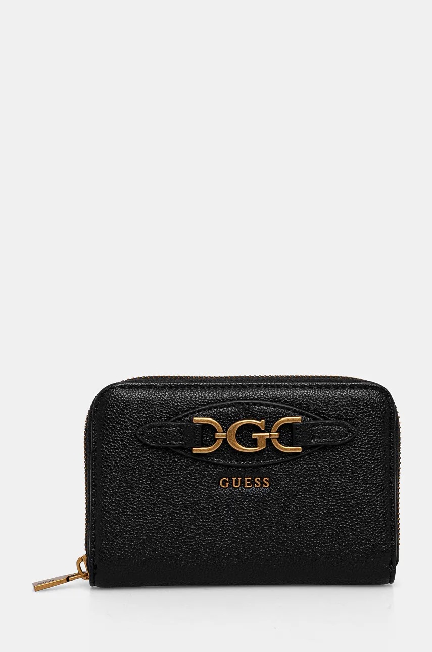

Портмоне Guess MALVA дамски в черно SWBB94 94140, Черен