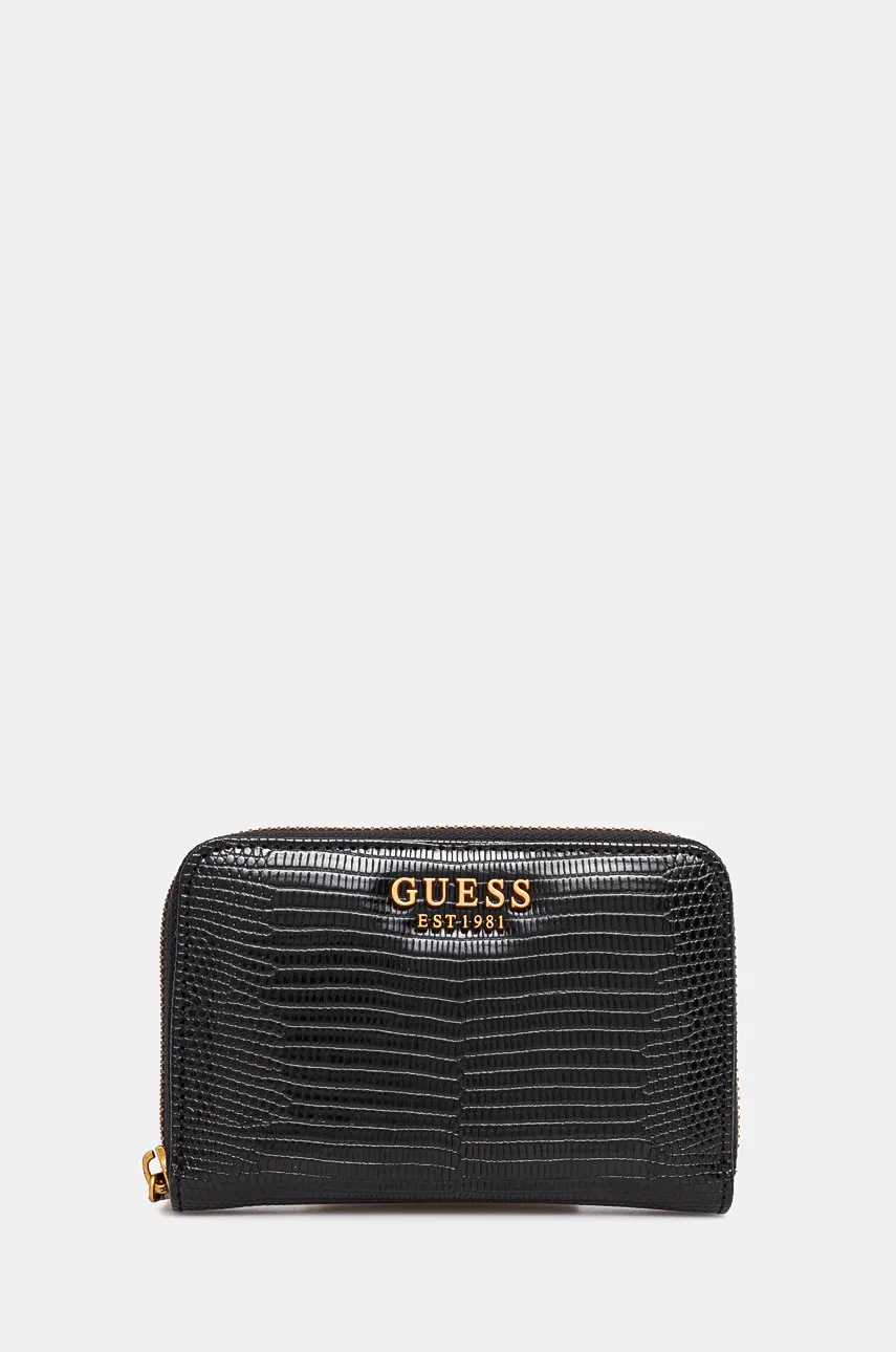 

Портмоне Guess SIBEL дамски в черно SWKB95 06140, Черен
