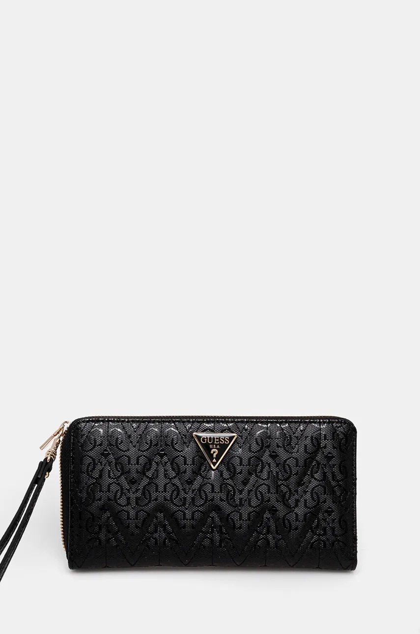 

Портмоне Guess ADELARD дамски в черно SWGG95 02163, Черен